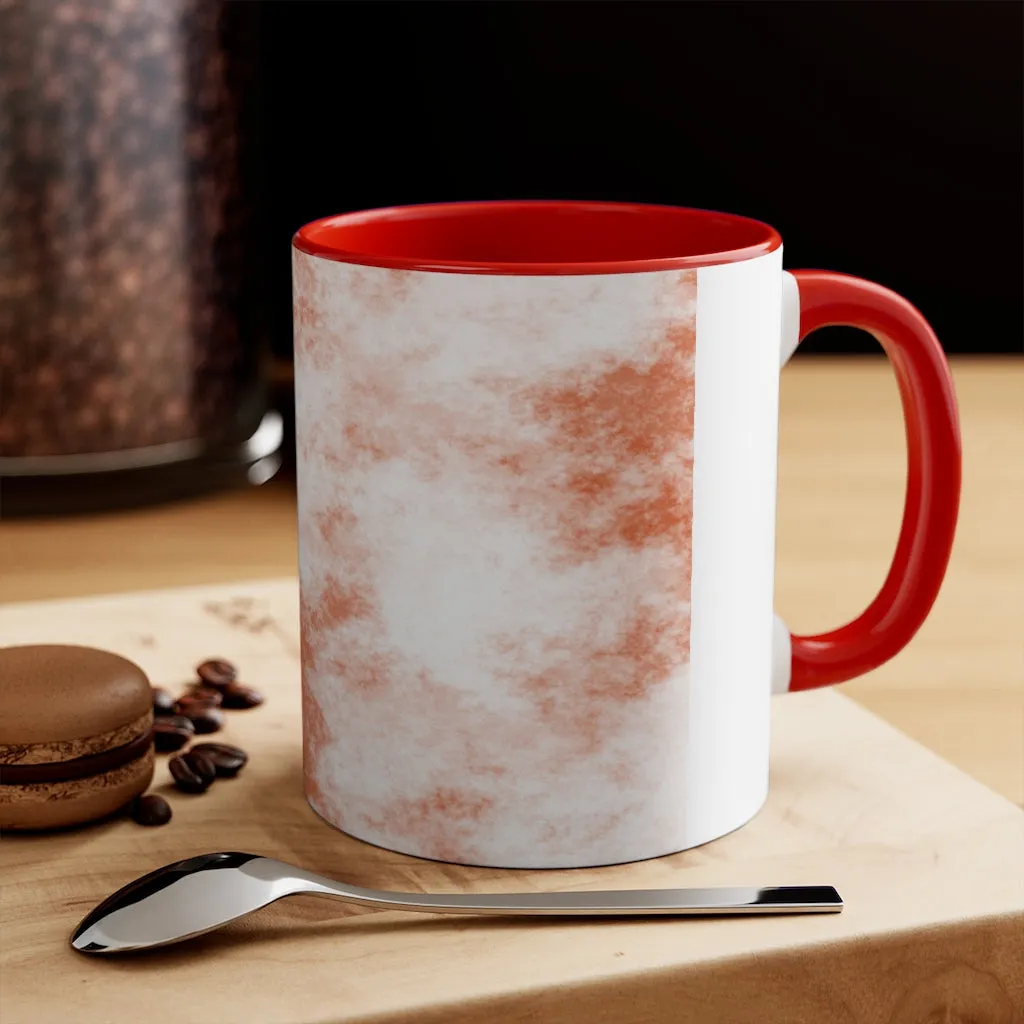 Orange Clouds Accent Mug