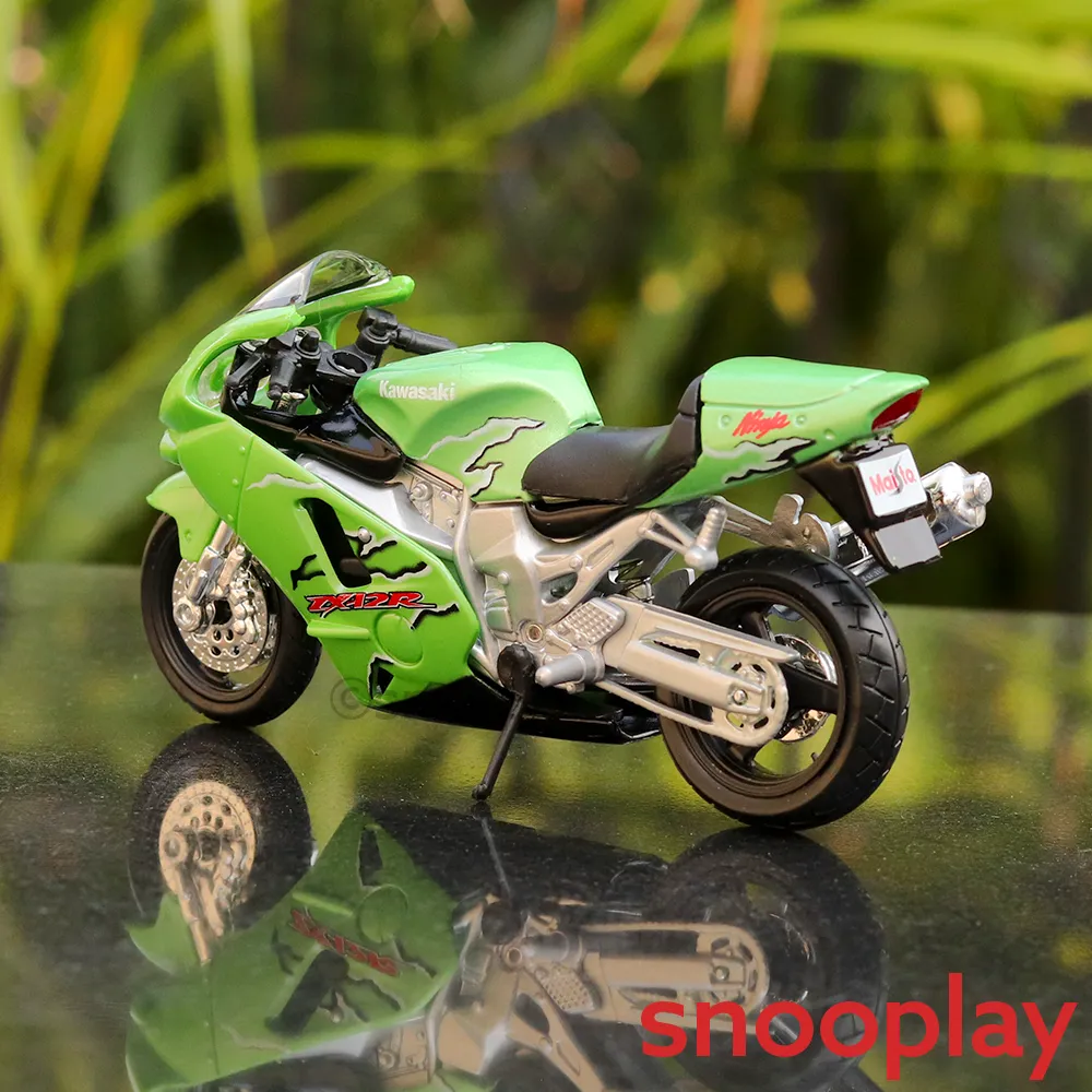 Original Licensed Diecast Kawasaki Ninja ZX-12R Toy Bike (1:18 Scale)