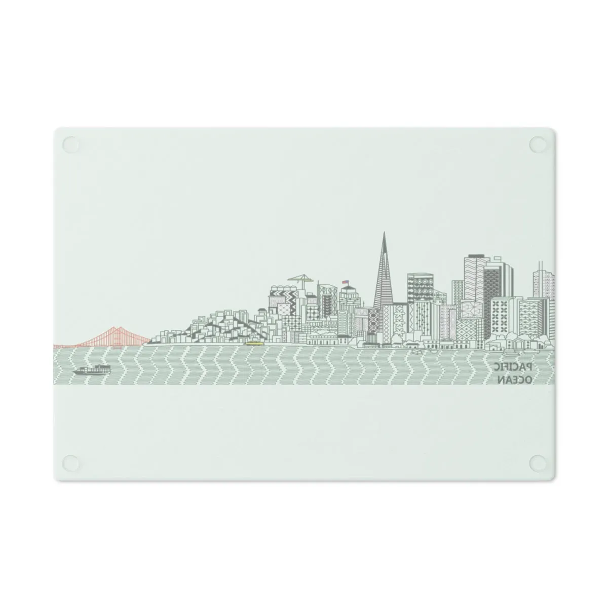 Pacific Ocean Cutting Board