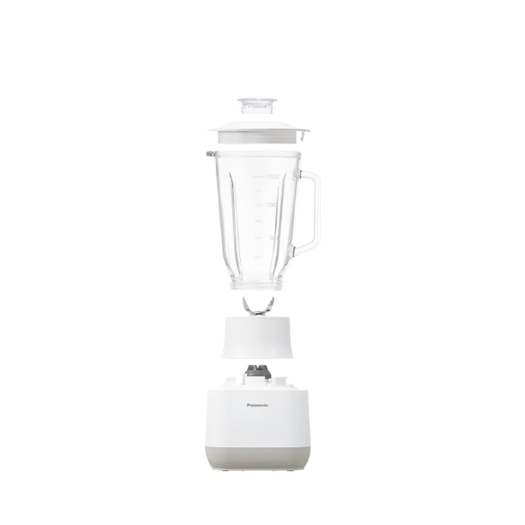 Panasonic MX-MG53C1CSK 1.5L Glass Jug Blender with Chopper & Glass Mill