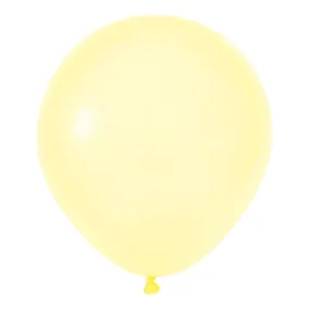 Pastel Yellow 12" Matte Latex Balloons | 50 pcs