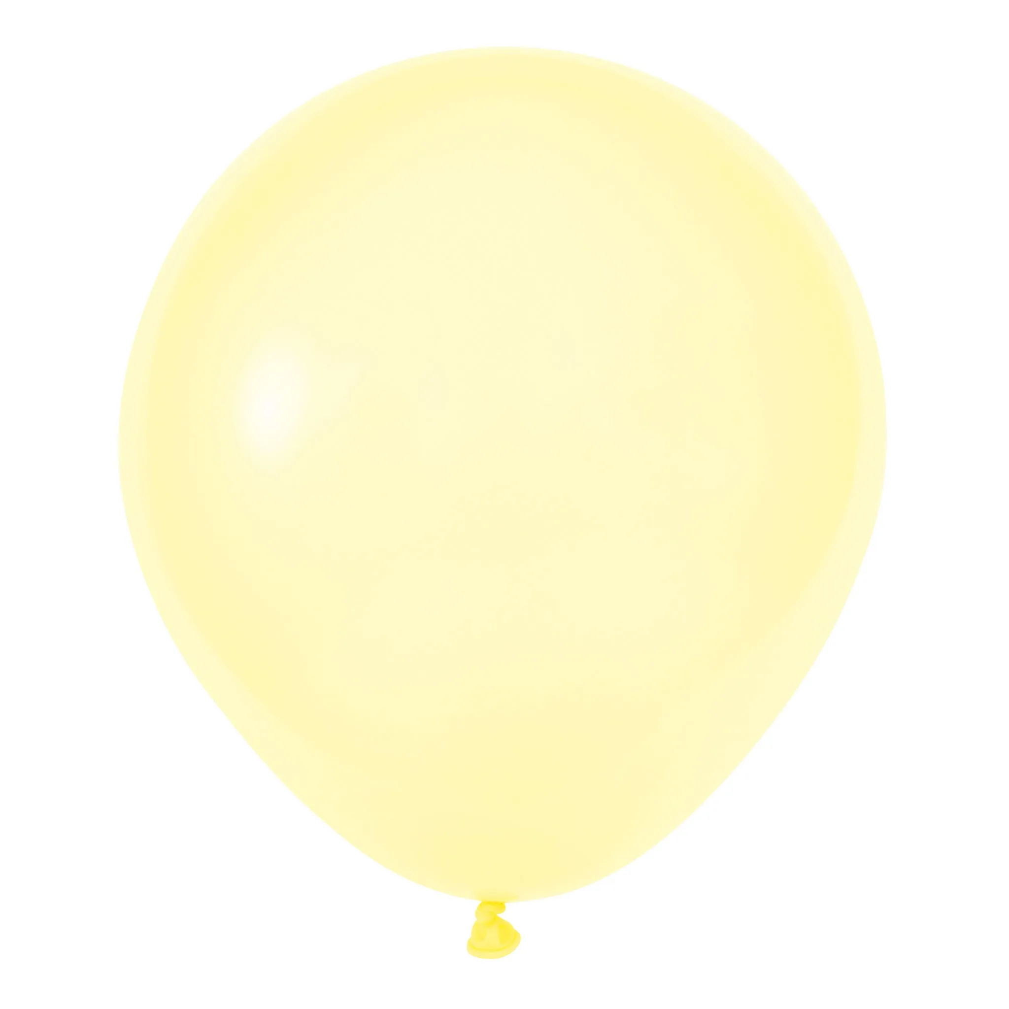 Pastel Yellow 12" Matte Latex Balloons | 50 pcs