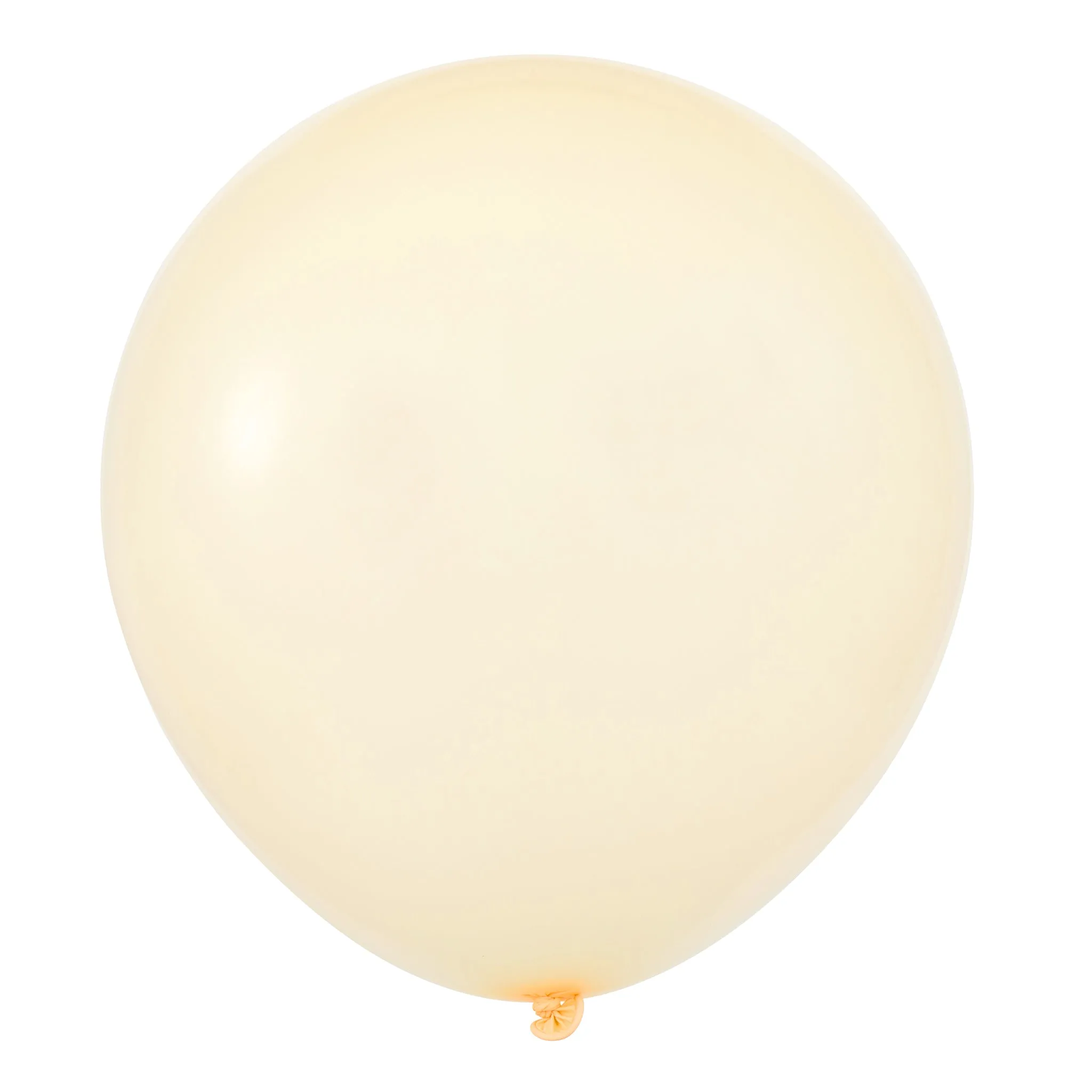 Pastel Yellow 18" Matte Large Round Latex Balloons | 10 pcs