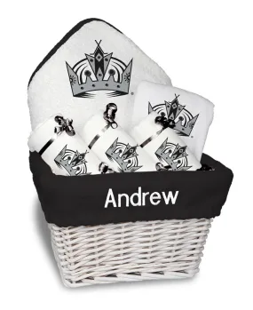 Personalized Los Angeles Kings Medium Basket - 6 Items