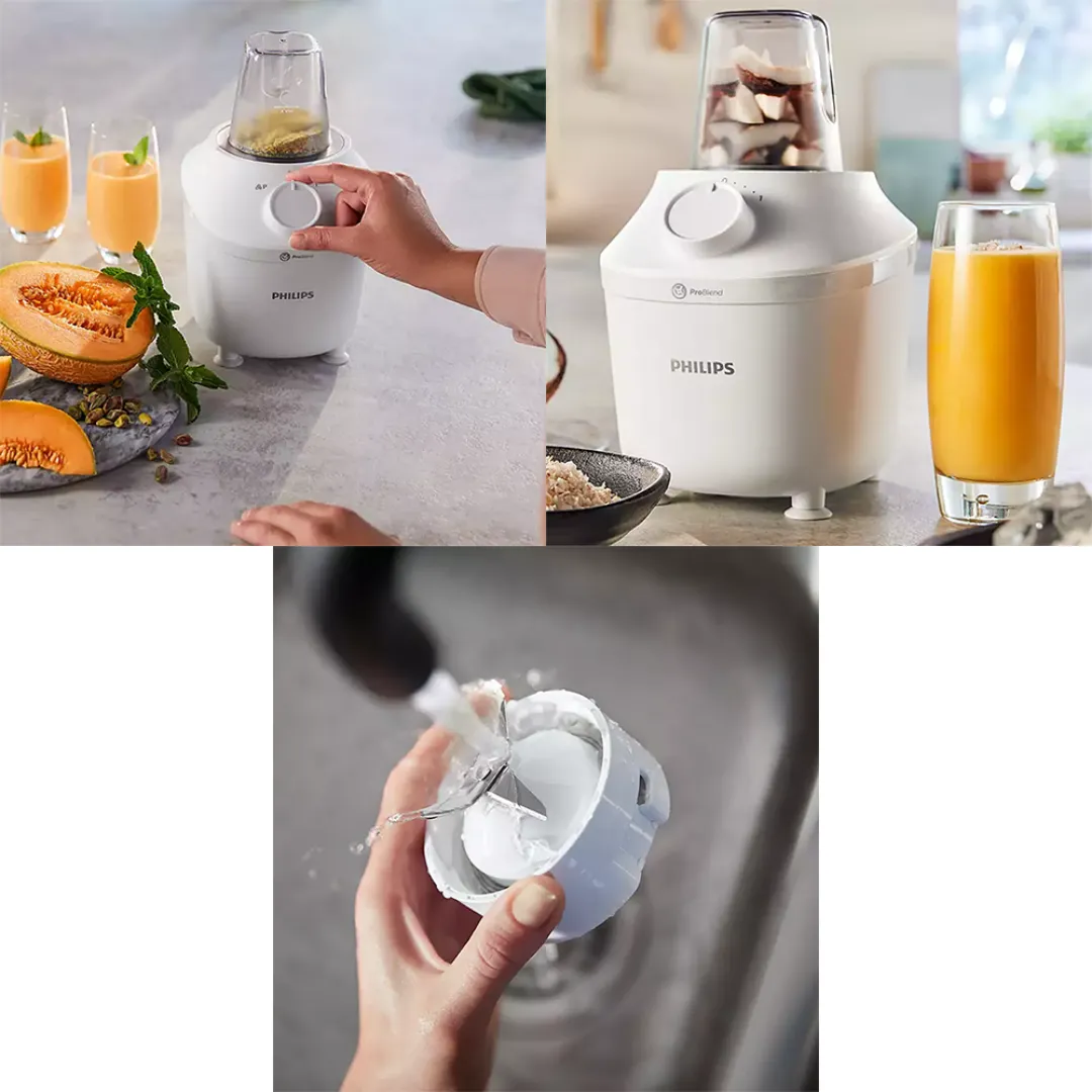 Philips HR2041/10 1.9L Series 3000 ProBlend System Plastic Jar Blender