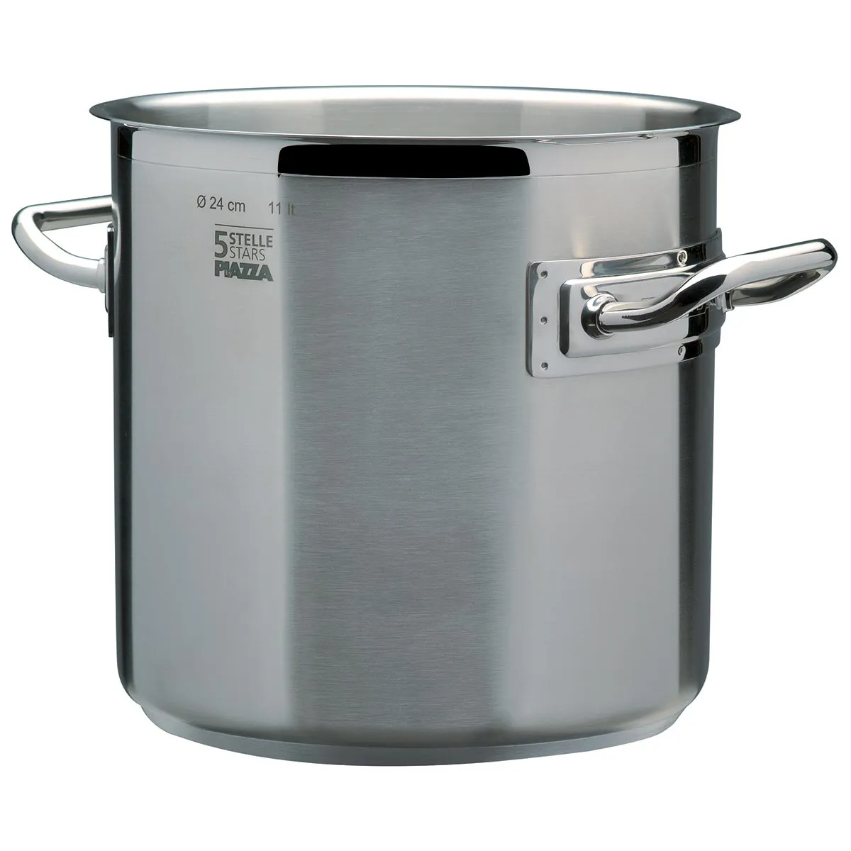 Piazza "5 Stars" Stainless Steel Stockpot, 103.8-Quart