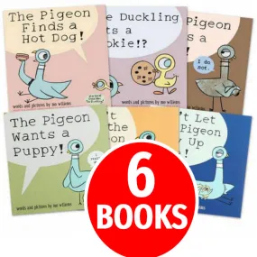 Pigeon - Don't Let the Pigeon Series 6 Books Collection Set