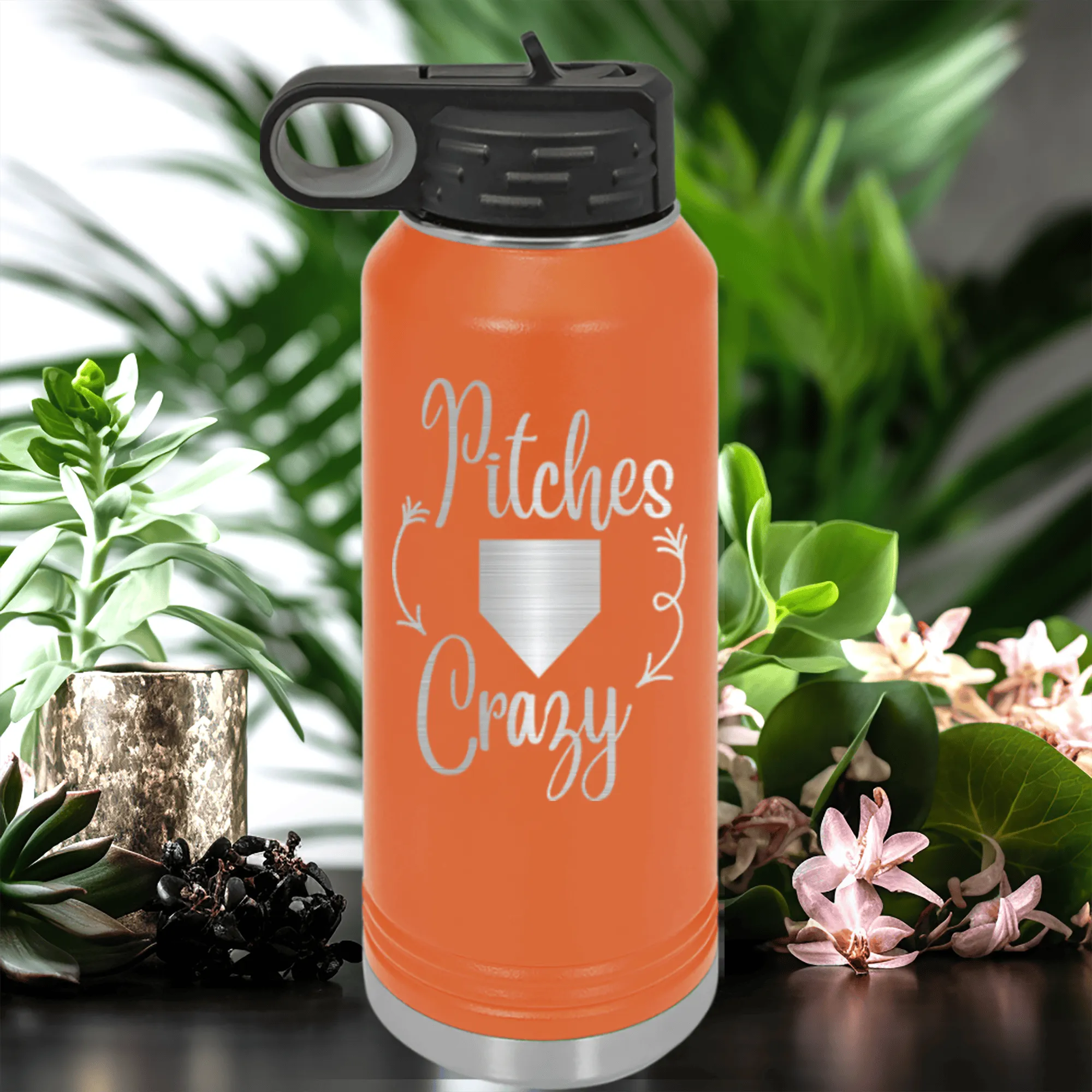 Playful Pitch Madness Water Bottle