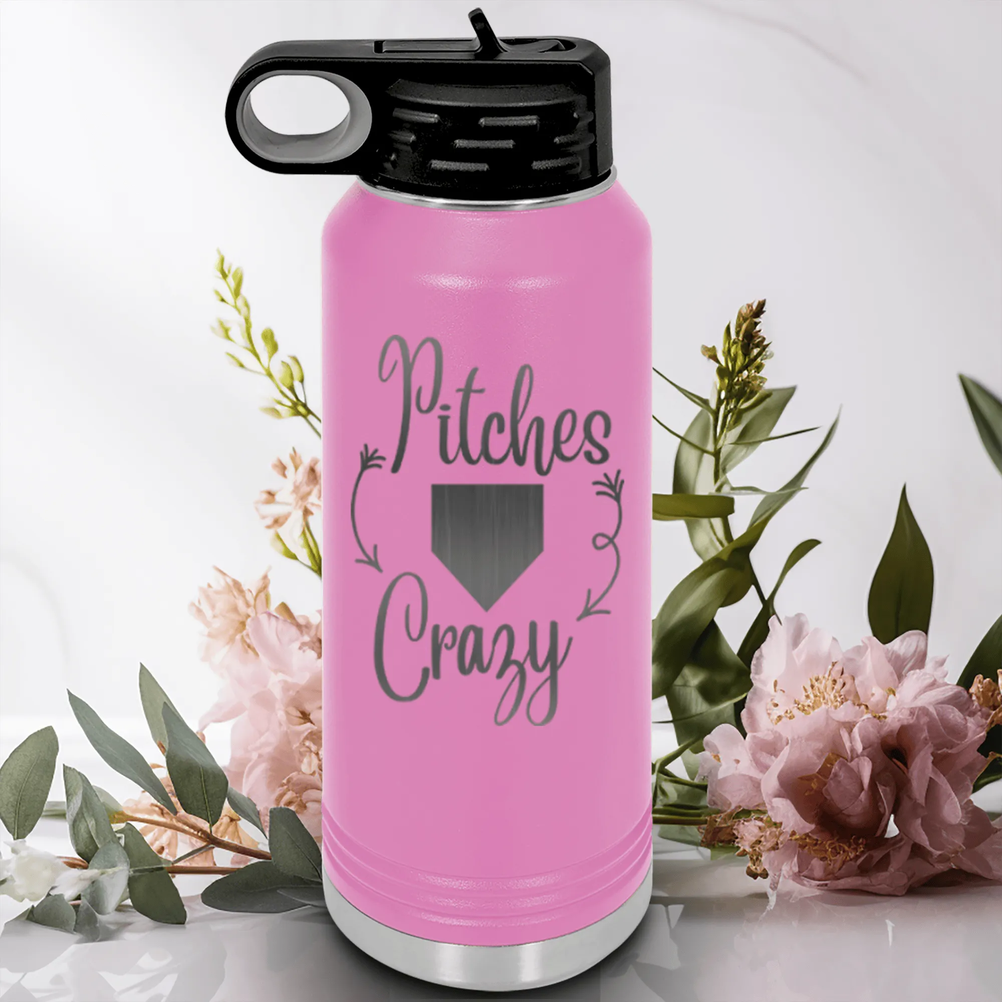 Playful Pitch Madness Water Bottle