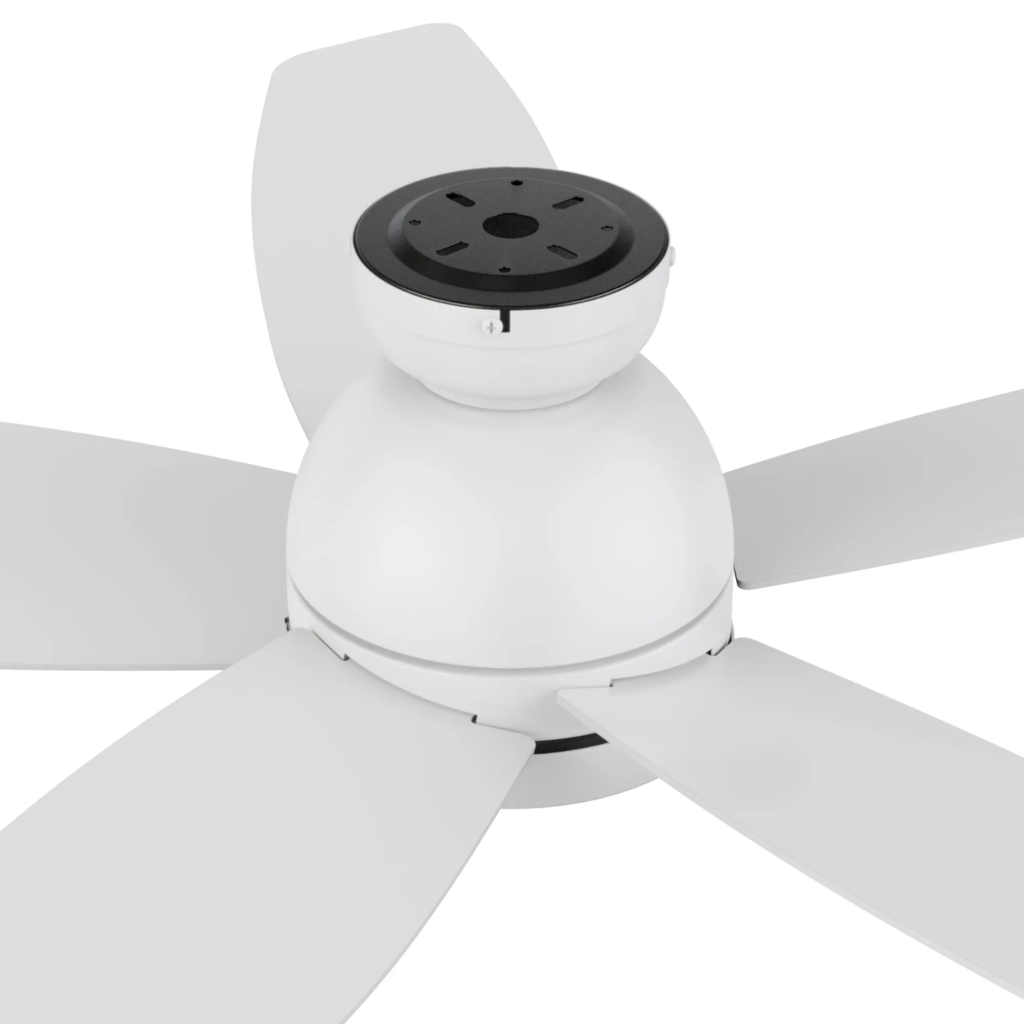 Povjeta Low Profile Ceiling Fan with LED Light and Remote 52 inch