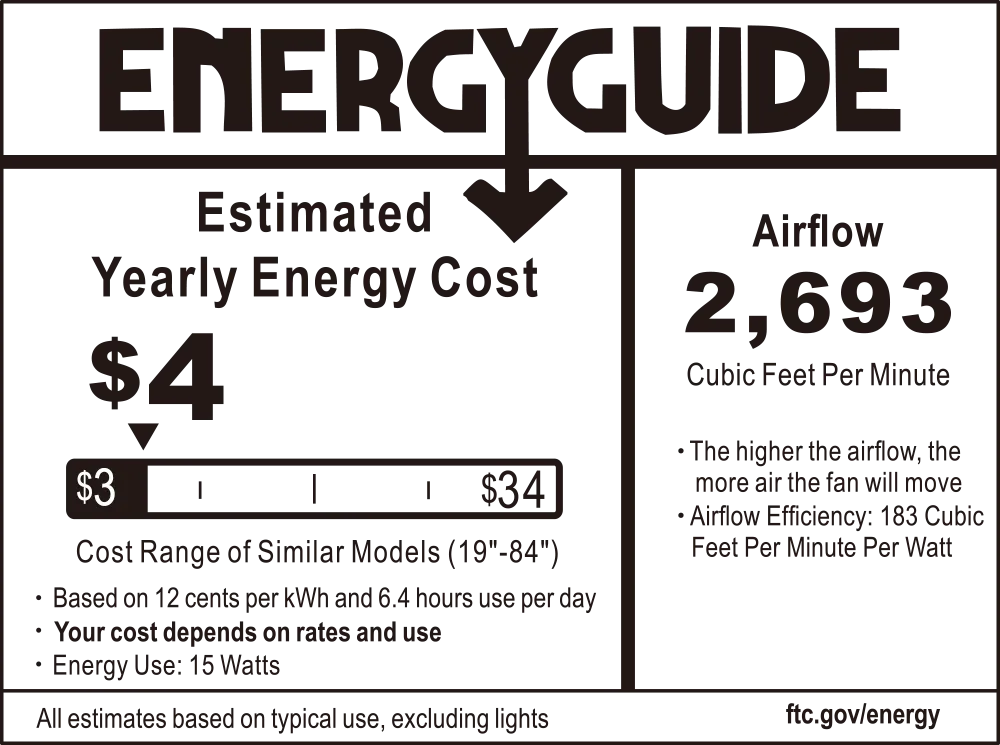 Povjeta Low Profile Ceiling Fan with LED Light and Remote 52 inch