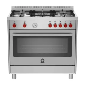 [PRE-ORDER] RIS95C61LBX 90CM 5-BURNER ELECTRIC OVEN (STAINLESS STEEL)