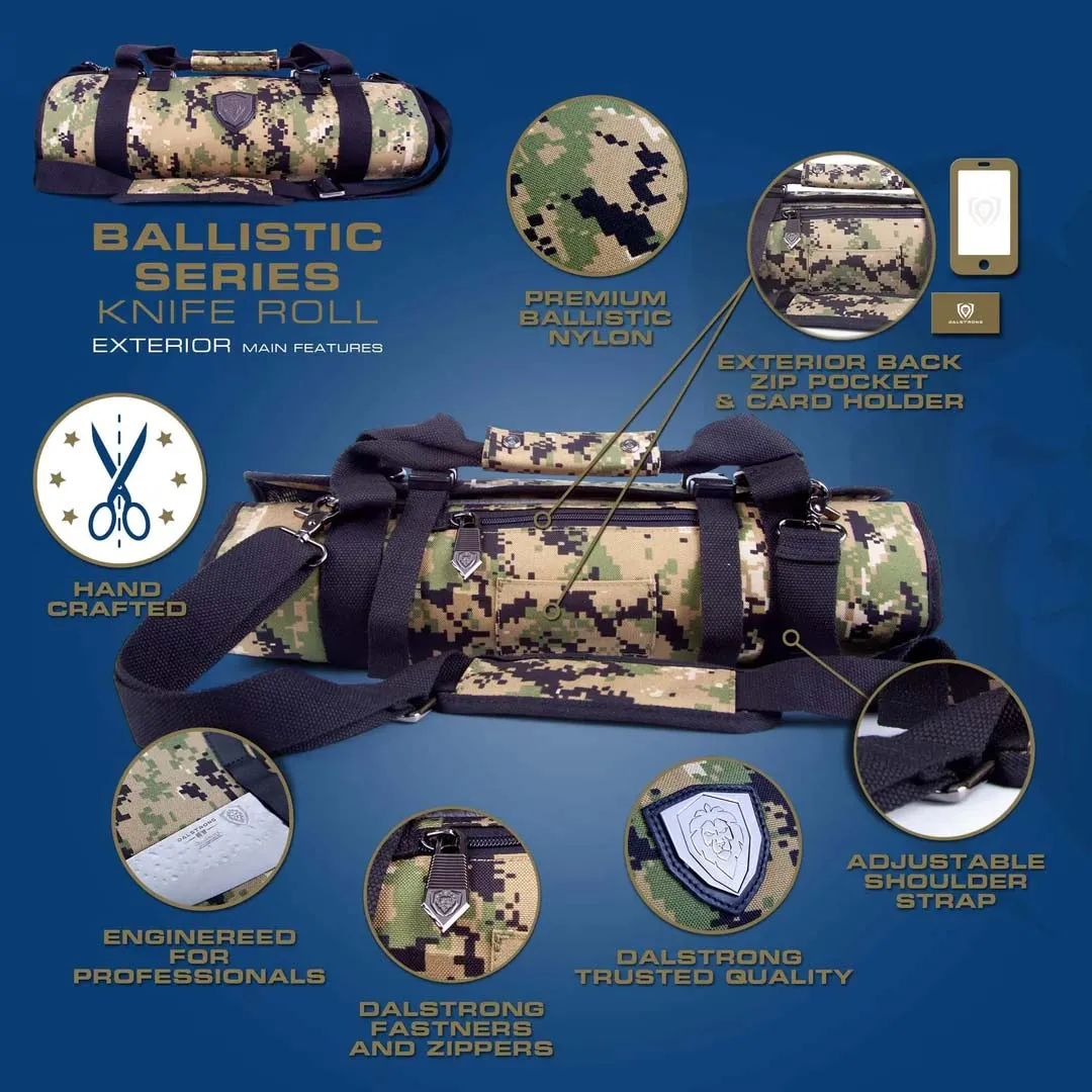 Premium Knife Roll | Camouflage | Ballistic Series | Dalstrong ©