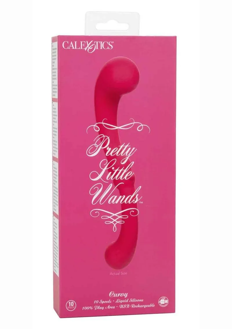 Pretty Little Wands Curvy Rechargeable Silicone Vibrator