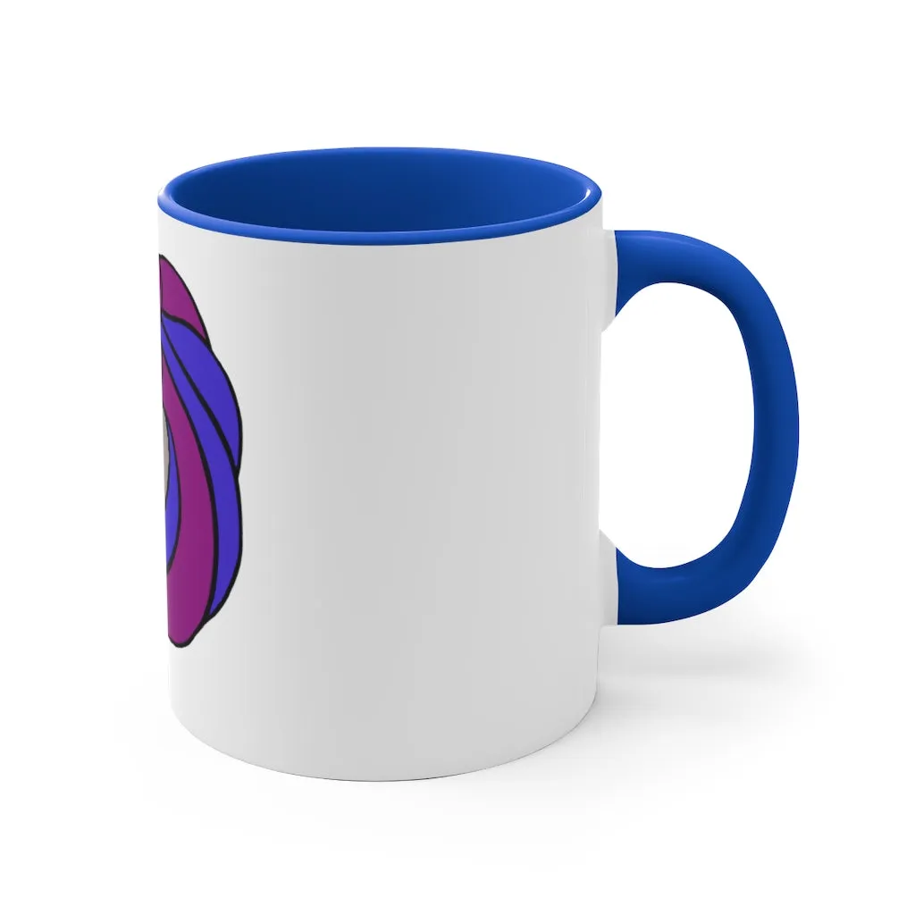 Purple Blue Unicorn 11oz Accent Mug