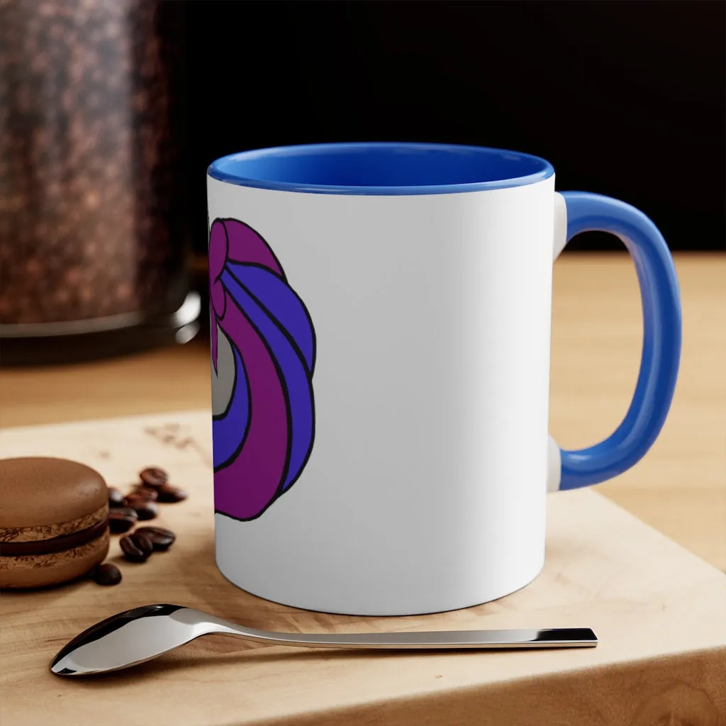 Purple Blue Unicorn 11oz Accent Mug