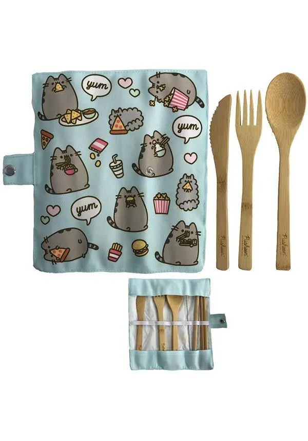 Pusheen the Cat Foodie Bamboo | CUTLERY SET