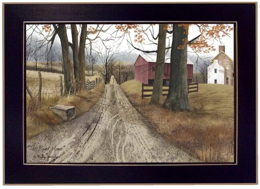 "The Road Home" By Billy Jacobs, Printed Wall Art 14x10