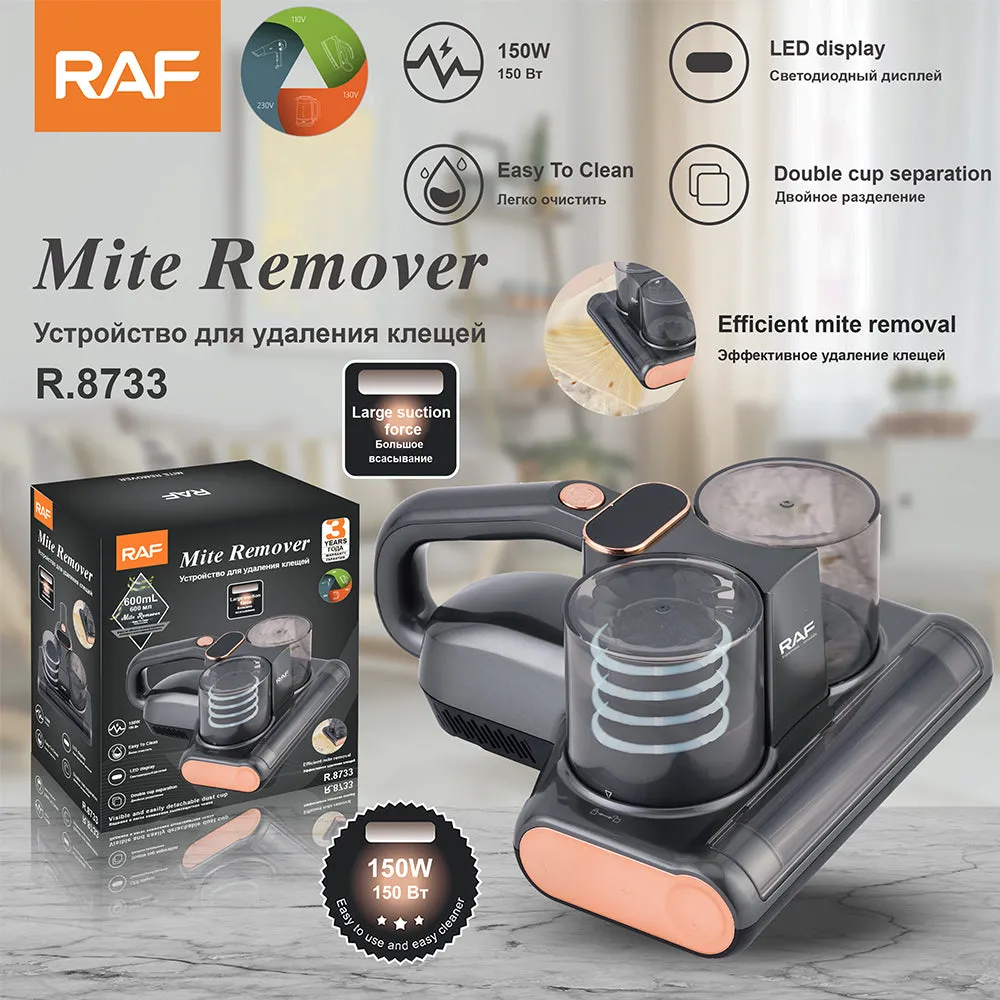 RAF Mite Remover | LED Display | Double Cup Separation | Easy To Clean