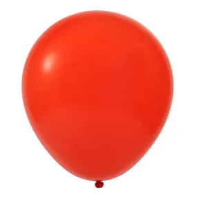 Red 18" Large Round Latex Balloons | 10 pcs