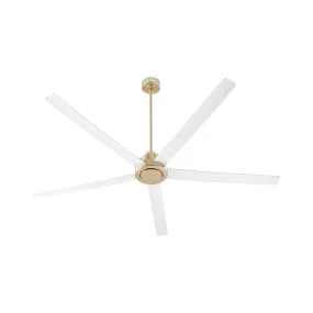 REVEL 80" CEILING FAN- AGED BRASS