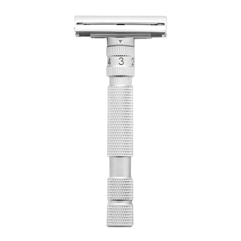 Rockwell Model T2 Safety Razor Brushed Chrome