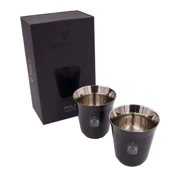 Rovatti Pola Uae Stainless Steel Cup Set Of 2 - 175 Ml