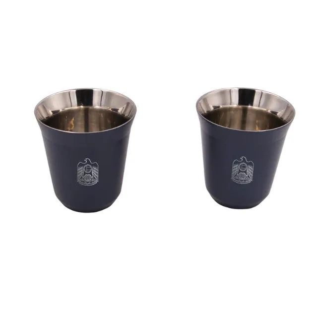 Rovatti Pola Uae Stainless Steel Cup Set Of 2 - 175 Ml