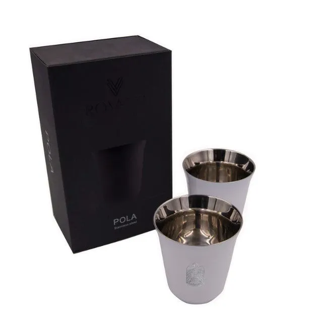 Rovatti Pola Uae Stainless Steel Cup Set Of 2 - 175 Ml