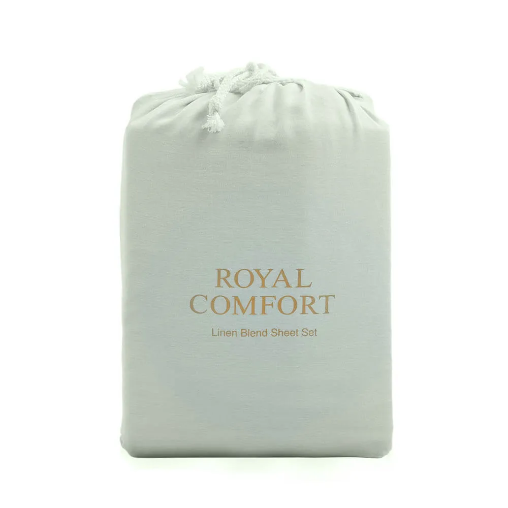 Royal Comfort  Blend Sheet Set  Queen Sage Green