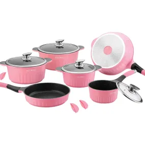 Royalty Line RL-HS1014M; Cookware set with marble coating 14 pcs