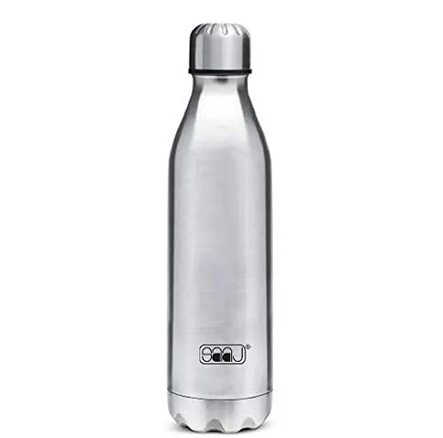 Saaj Oxygen Thermos Stainless Steel #304 Vacuum Bottle with 24 Hours Hot/Cold Insulated Thermosteel Bottle (1000 ml)