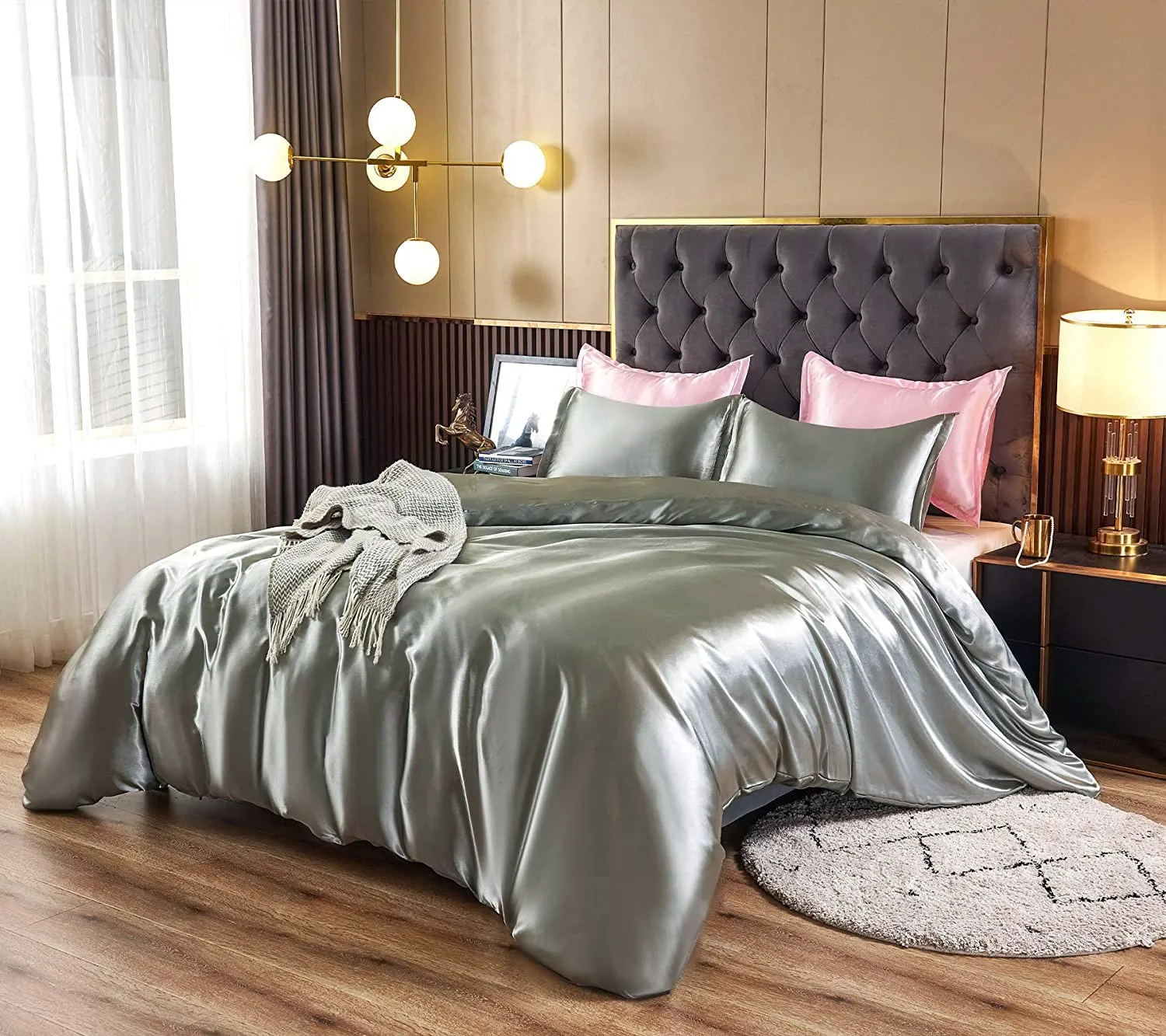 Satin Ultra Soft Duvet Cover Set