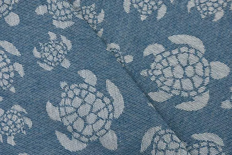 Sea Turtle Teal 100% Cotton Towel