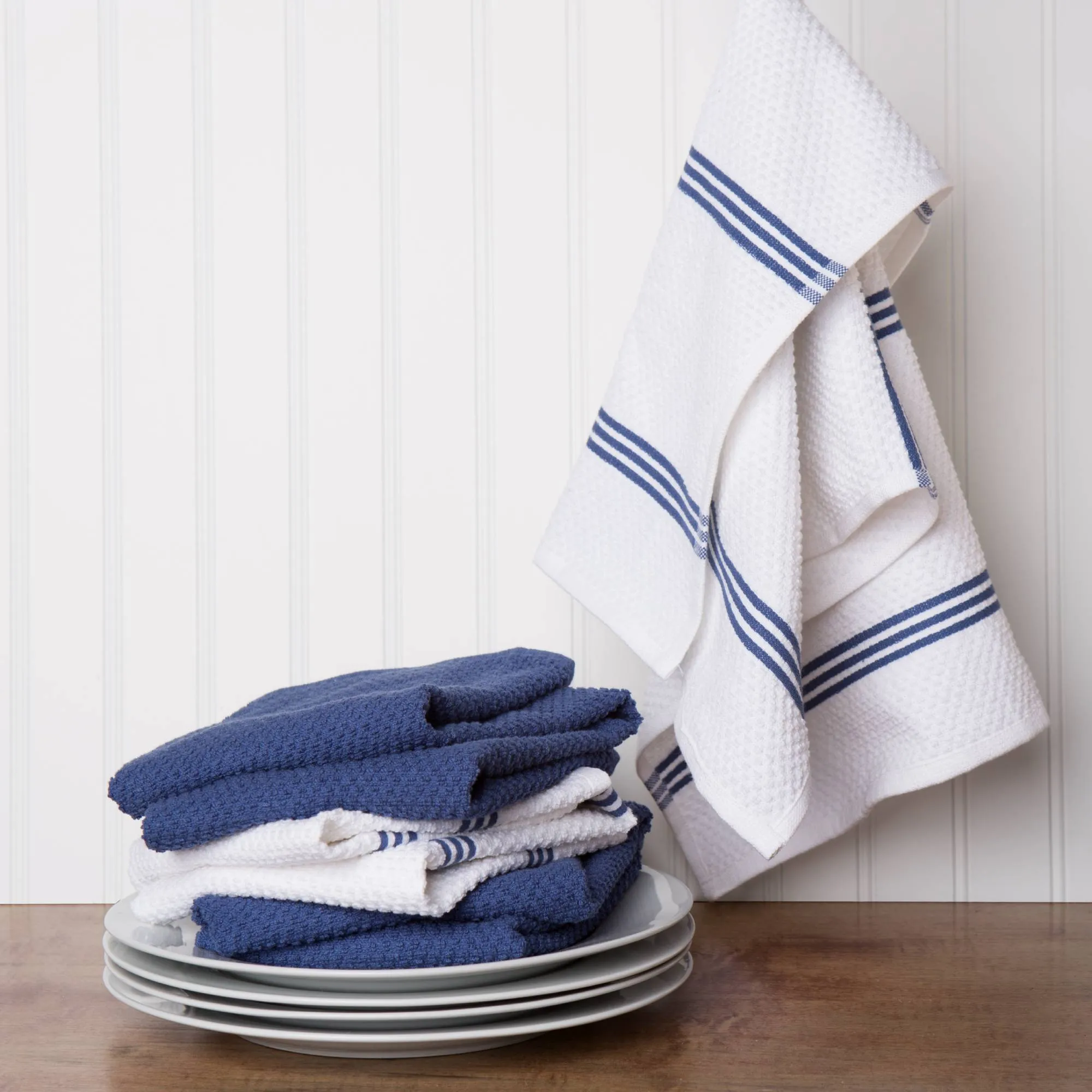 Set of 4 Cotton Terry Tea Towels available in Seven Colours