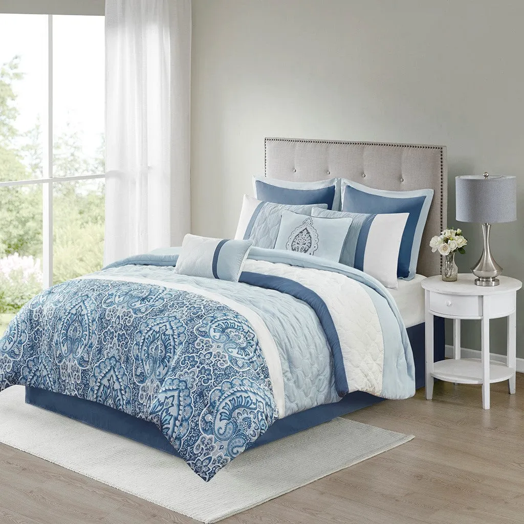 Shawnee 8 Piece Comforter Set by 510 Design