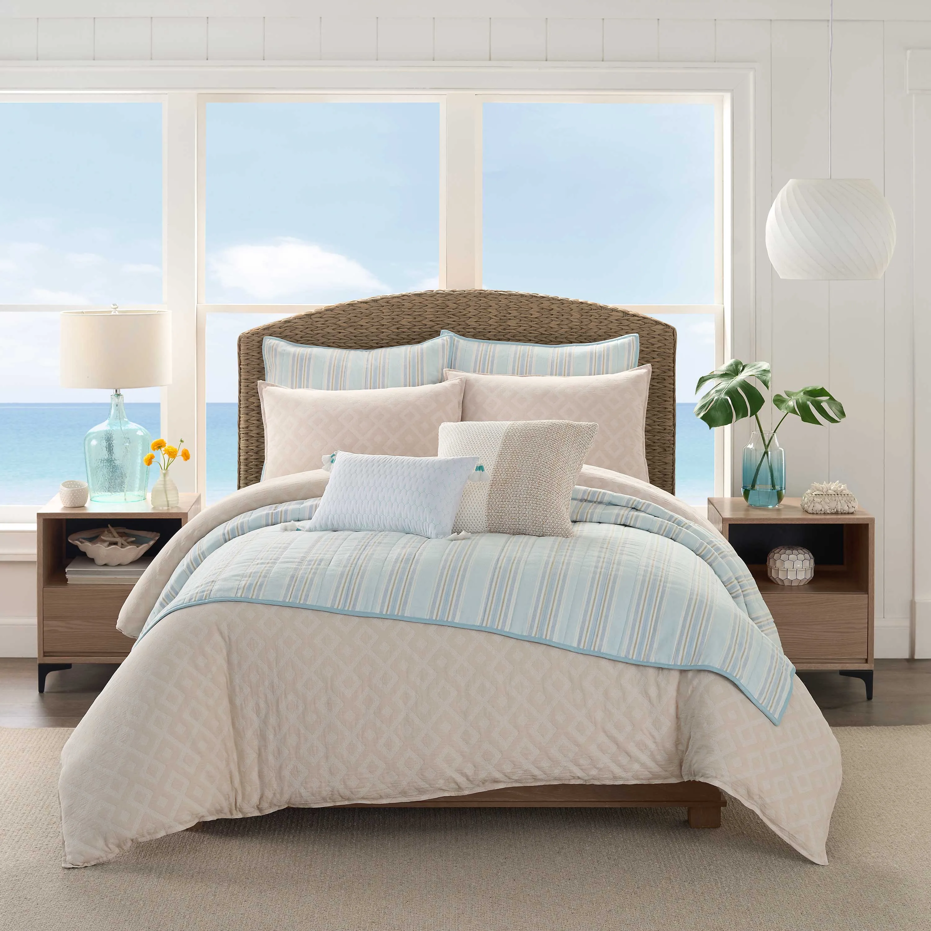 Southern Tide Pawley's Island Tan Comforter Set