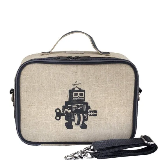 SoYoung Grey Robot Lunch Box for Kids