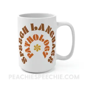 Speech Language Pathology Retro Flower Coffee Mug