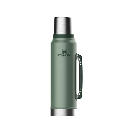 Stanley Classic Legendary Vacuum Flask Hammertone Green