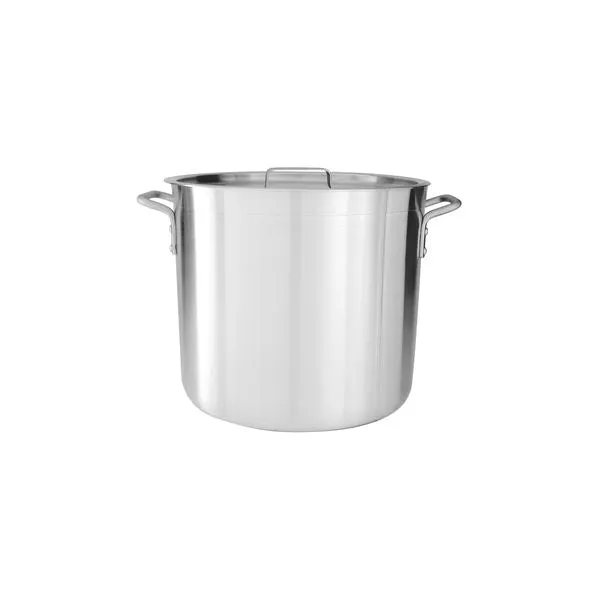 Stockpot - Alum., with Cover, 405x385mm  |CATERCHEF