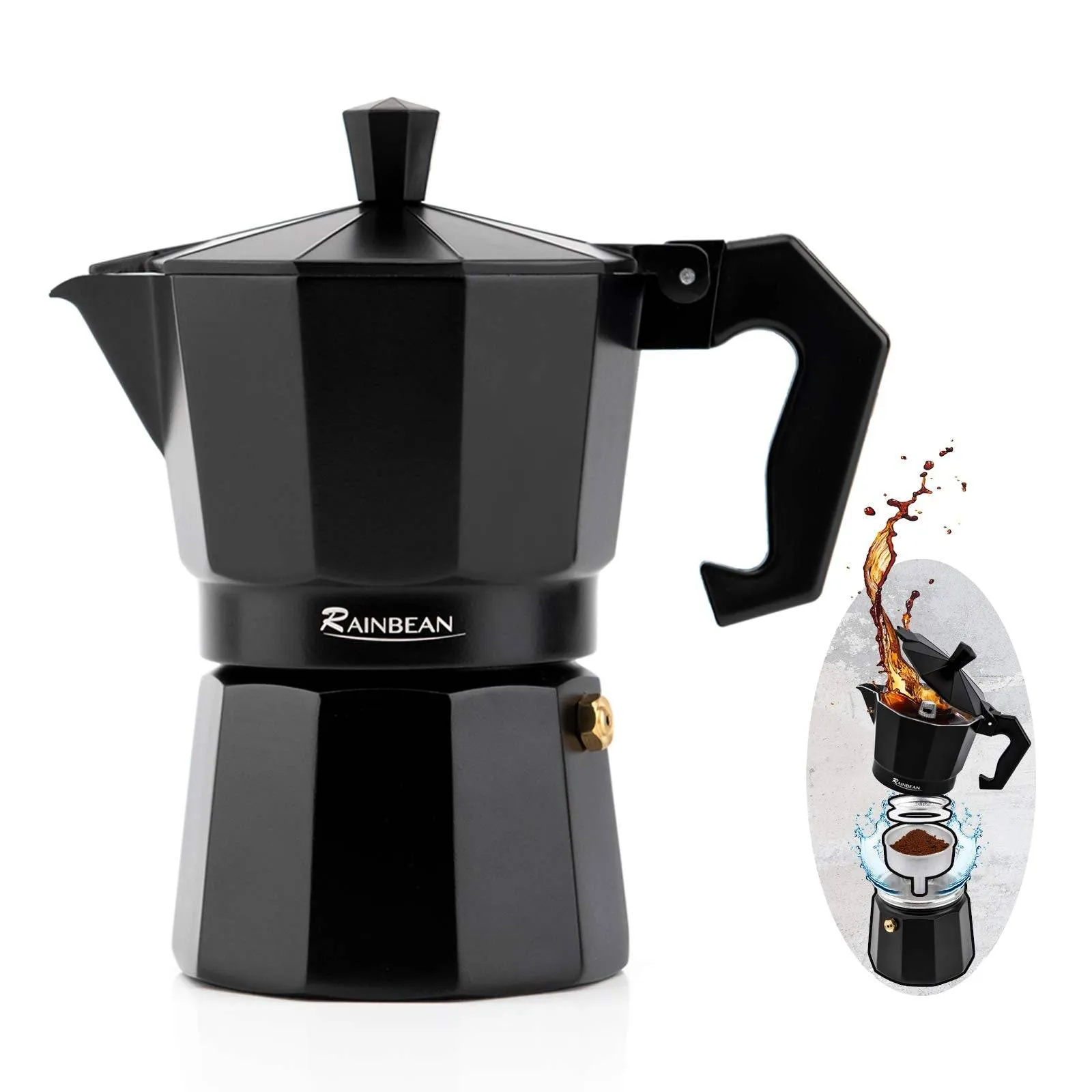 Stovetop Espresso Maker Espresso Cup Moka Pot Classic Cafe Maker Italian Espresso