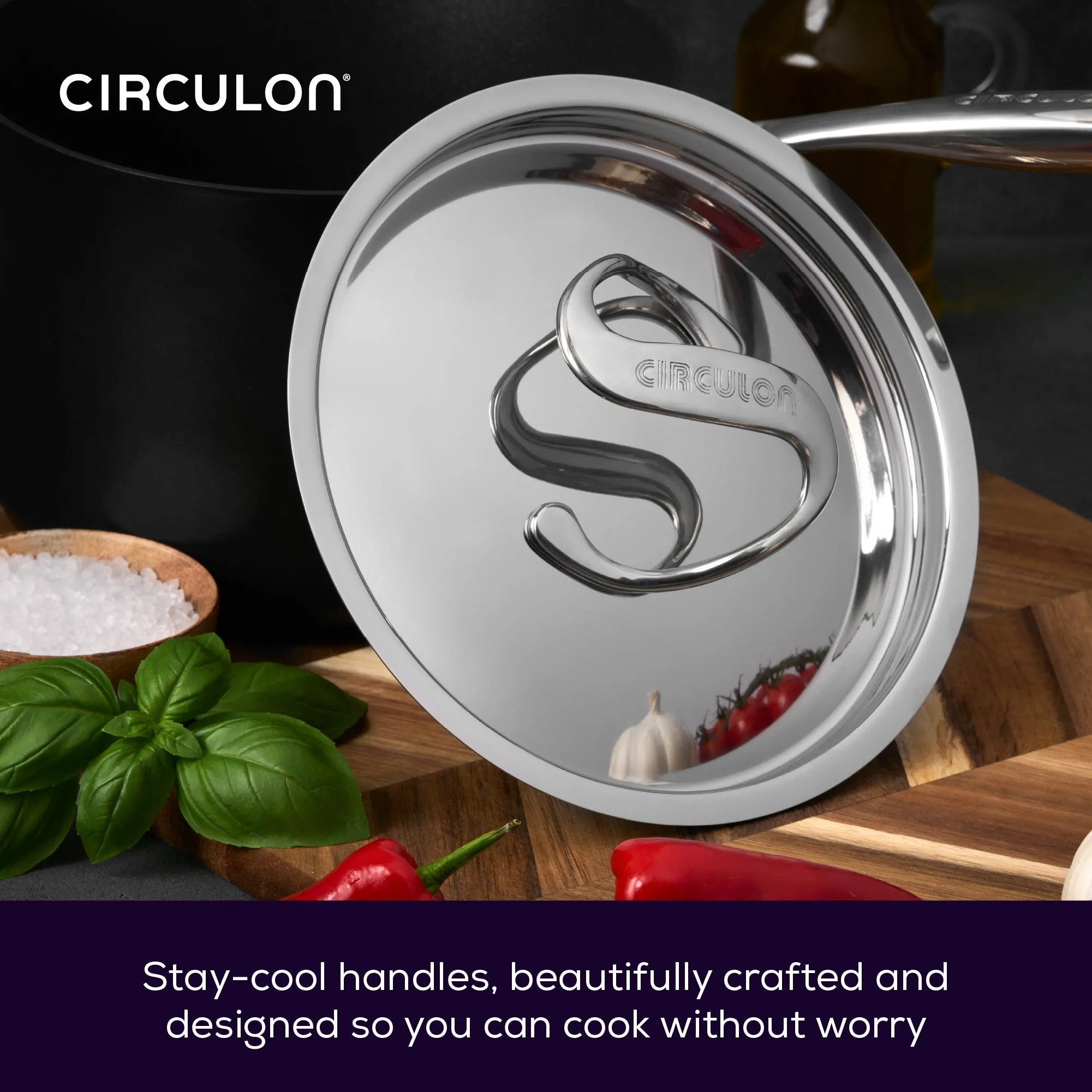 Style Non-Stick Wok & Stockpot Set