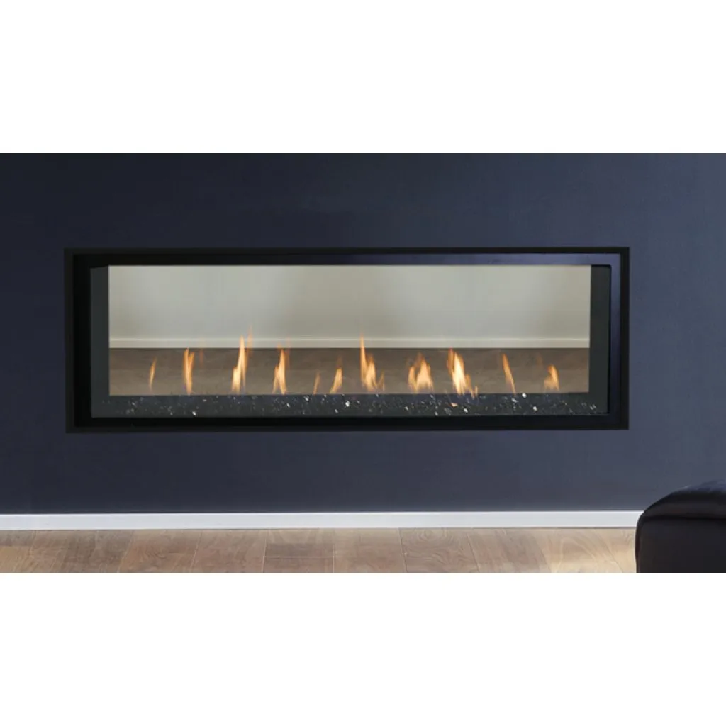 Superior 60" DRL4060 Direct Vent Contemporary Linear Gas Fireplace - DRL4060TEN-B