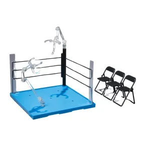 Tamashii Stage Act Ring (Neutral Corner) & Folding Chair Set For S.H.Figuarts By Tamashii Nations