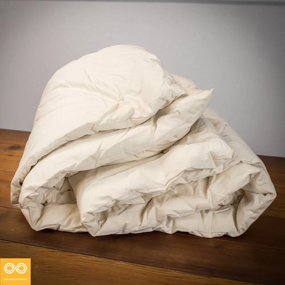 TEXAS 100% Organic Cotton Comforter (Vegan) (Handmade in USA)