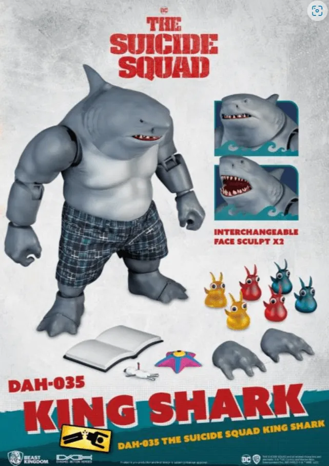 The Suicide Squad King Shark DAH-035 Dynamic 8-Ction Heroes Action Figure/ Beast Kingdom