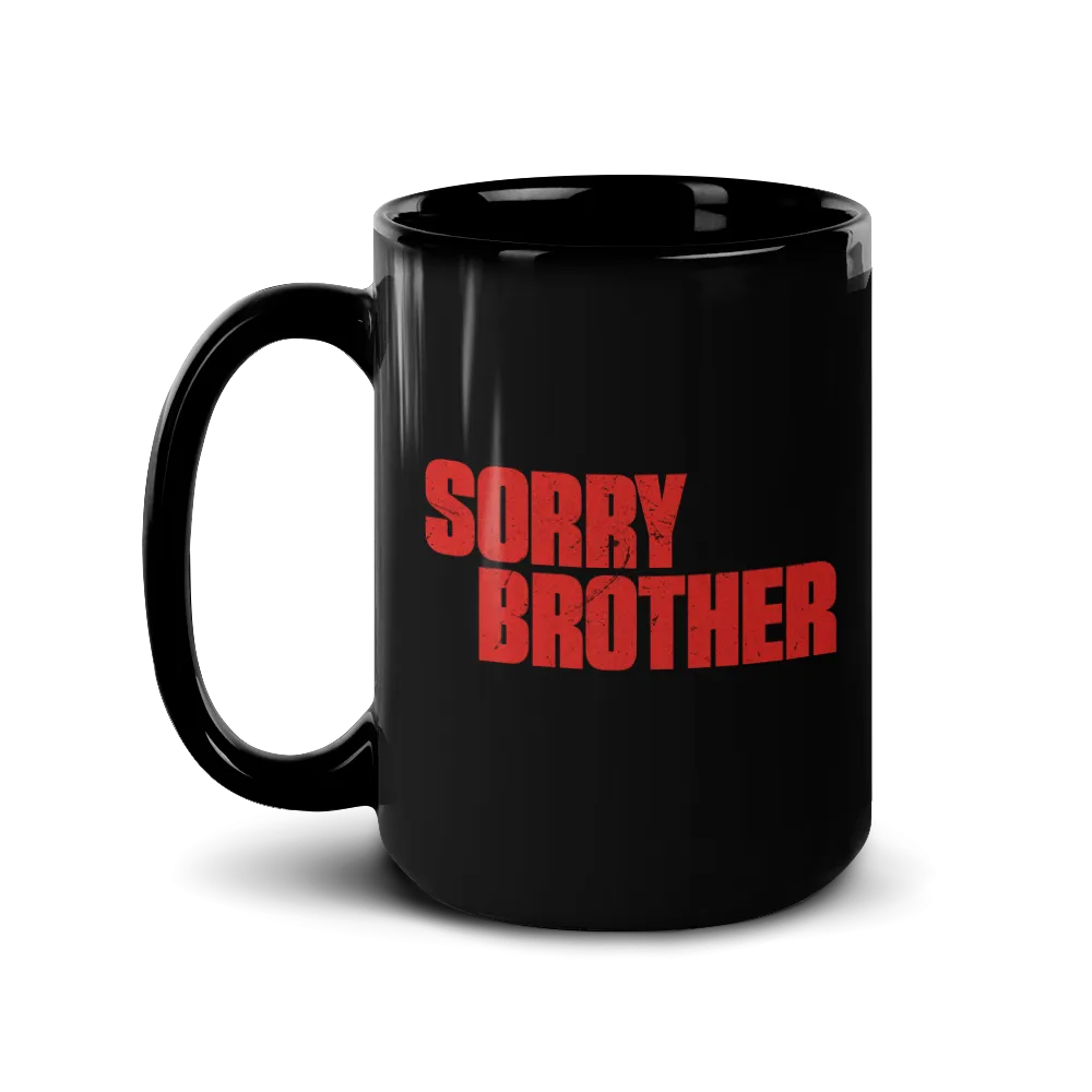 The Walking Dead Sorry Brother Black Mug