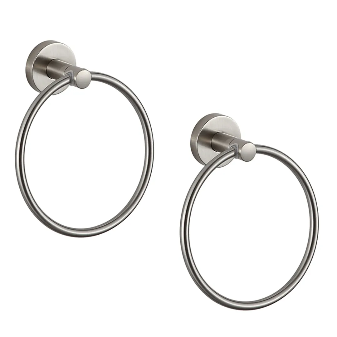 Towel Ring Stainless Steel, Round Bath Hanging Towel Hanger