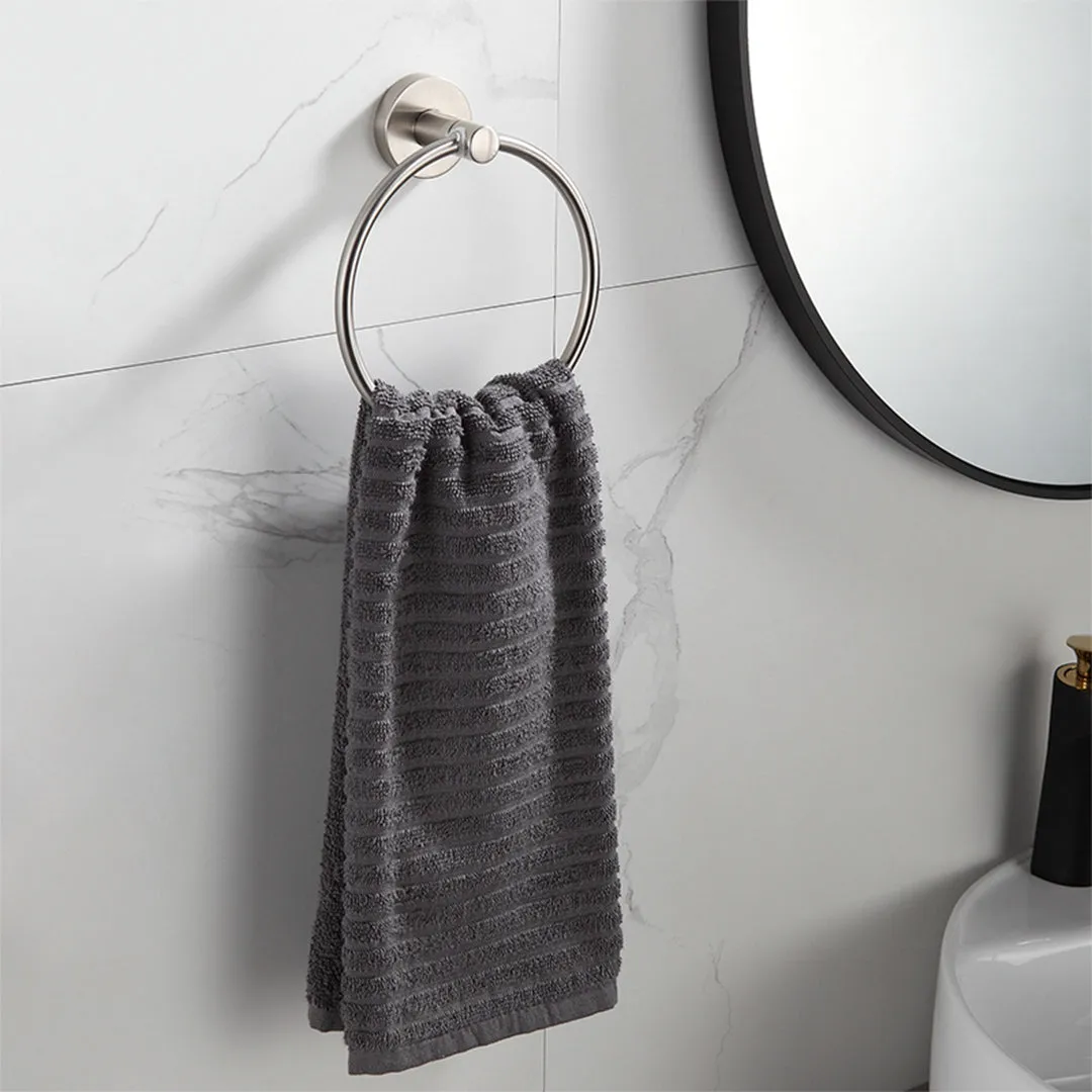 Towel Ring Stainless Steel, Round Bath Hanging Towel Hanger